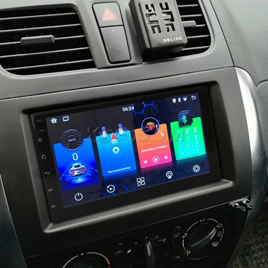 Multimídia Suzuki SX4 2009 2010 2011 2012 2013 V2 Carplay 7" 2007 2008-V2 CAR AUDIO-Kitssom