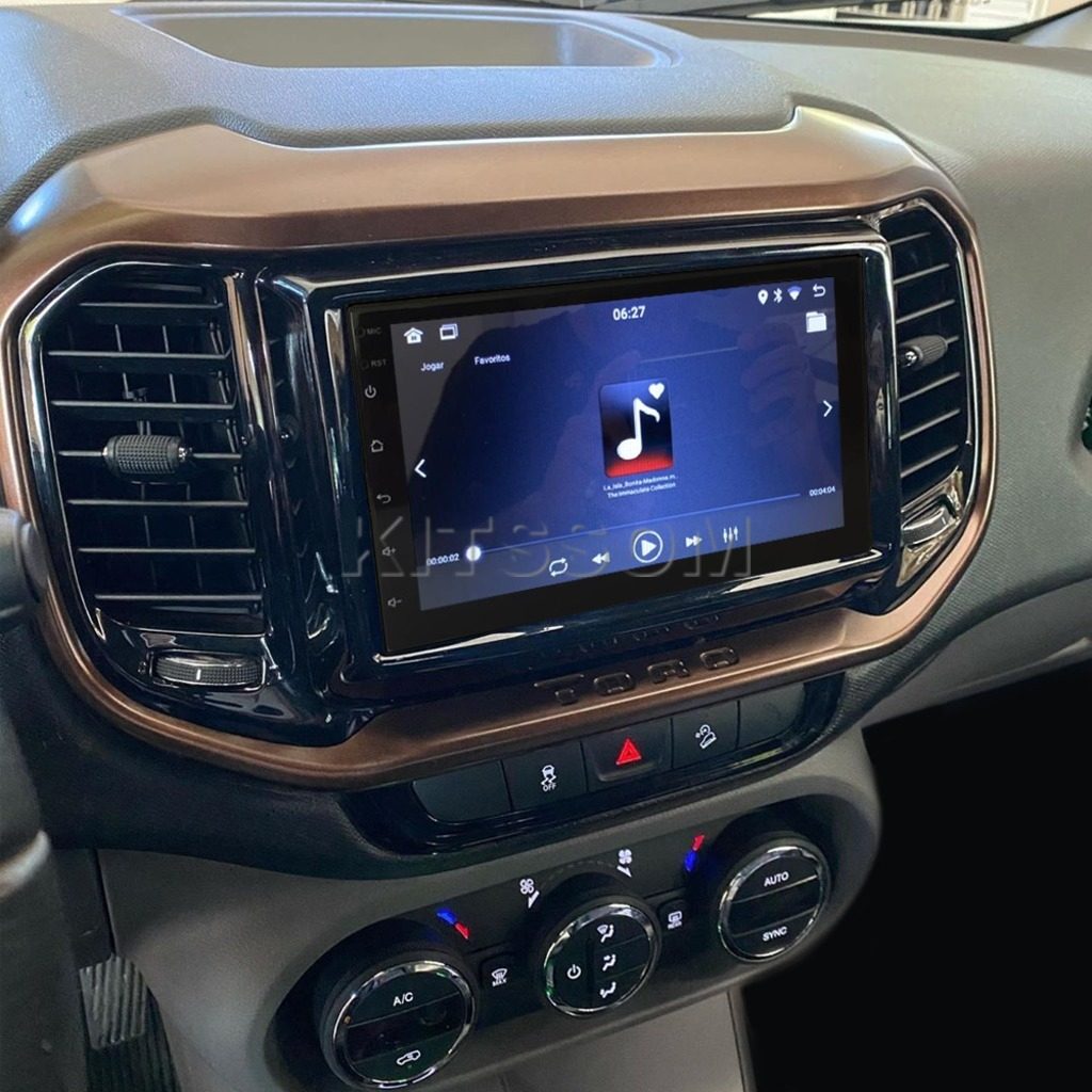 Multimídia Toro 2017 2018 2019 2020 2021 2022 V2 Carplay 7" 2015 2016-V2 CAR AUDIO-Kitssom