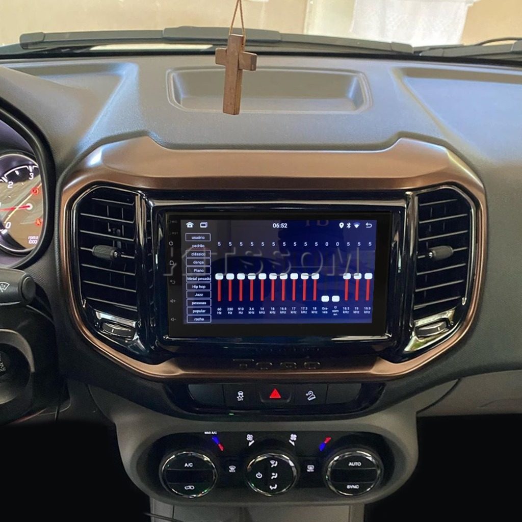 Multimídia Toro 2017 2018 2019 2020 2021 2022 V2 Carplay 7" 2015 2016-V2 CAR AUDIO-Kitssom