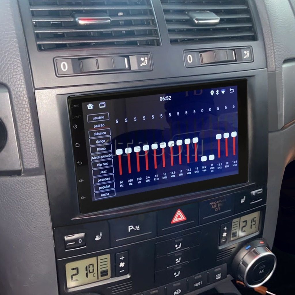 Multimídia Touareg 2005 2006 2007 2008 2009 2010 V2 Carplay 7"-V2 CAR AUDIO-Kitssom