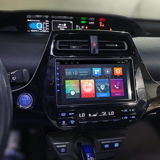 Multimídia Toyota Prius 2018 2019 2020 2021 2022 V2 Carplay 9" 2016 2017-V2 CAR AUDIO-Kitssom