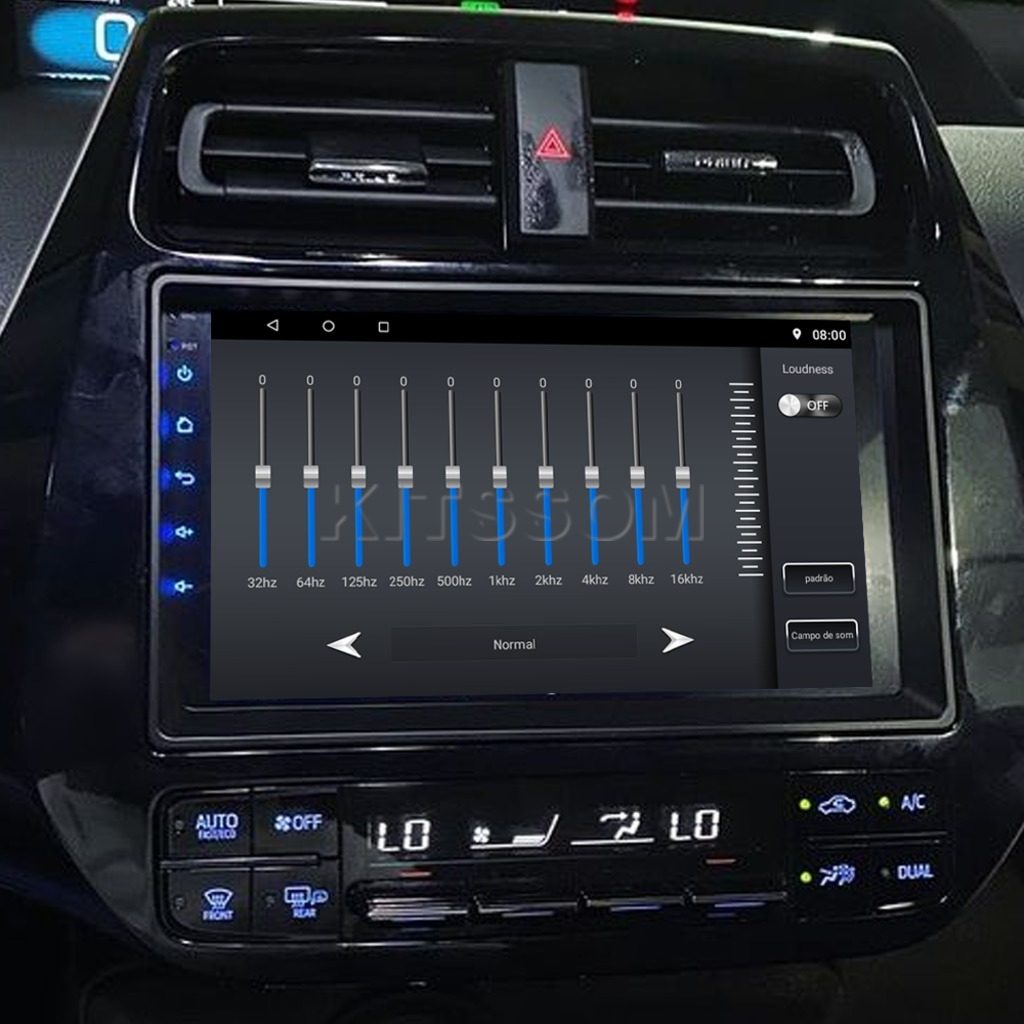 Multimídia Toyota Prius 2018 2019 2020 2021 2022 V2 Carplay 9" 2016 2017-V2 CAR AUDIO-Kitssom