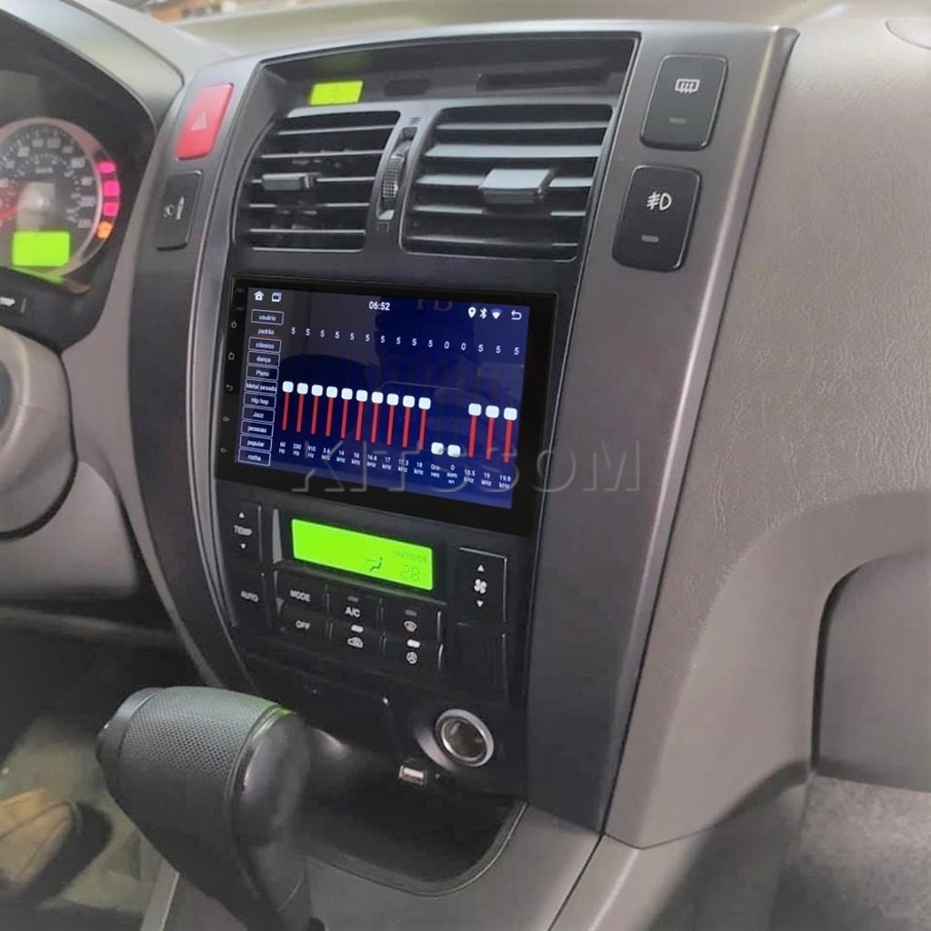 Multimídia Tucson 2010 2011 2012 2013 2014 2015 V2 Carplay 7" 2007 2008 2009-V2 CAR AUDIO-Kitssom