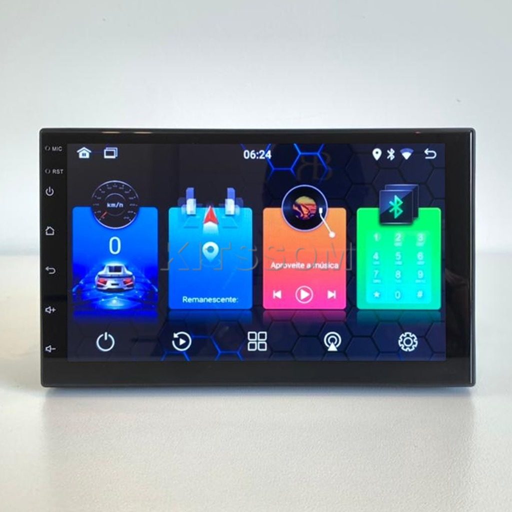 Multimidia Fiat 500 2014 2015 Com Saídas de Ar V2 Carplay 7" 2011 2012 2013-V2 CAR AUDIO-Kitssom