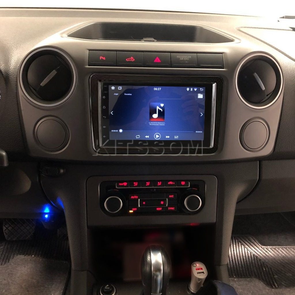 Multimídia Amarok 2010 2011 2012 2013 2014 2015 V2 Carplay 7"-V2 CAR AUDIO-Kitssom