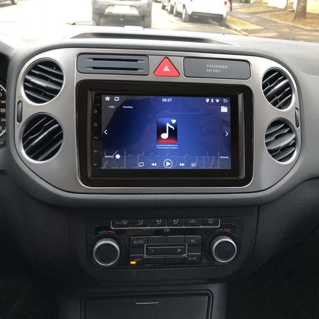 Multimídia Tiguan 2013 2014 2015 2016 2017 2018 V2 Carplay 7" 2008 2009 2010 2011 2012-V2 CAR AUDIO-Kitssom