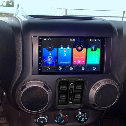 Multimídia Wrangler 2010 2011 2012 2013 2014 2015 V2 Carplay 7"-V2 CAR AUDIO-Kitssom