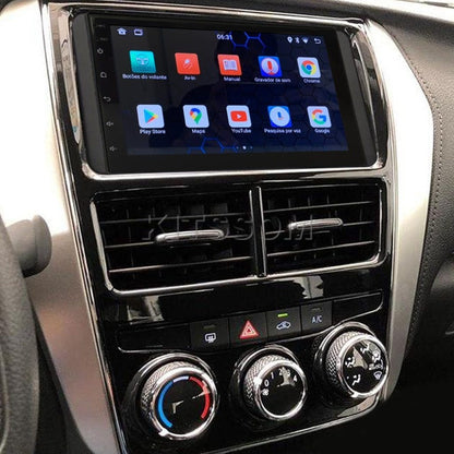 Multimídia Yaris 2018 2019 2020 2021 2022 AC AN V2 Carplay 7" 2017-V2 CAR AUDIO-Kitssom