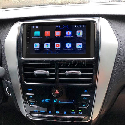 Multimídia Yaris 2018 2019 2020 2021 2022 AC DIG V2 Carplay 7" 2017-V2 CAR AUDIO-Kitssom