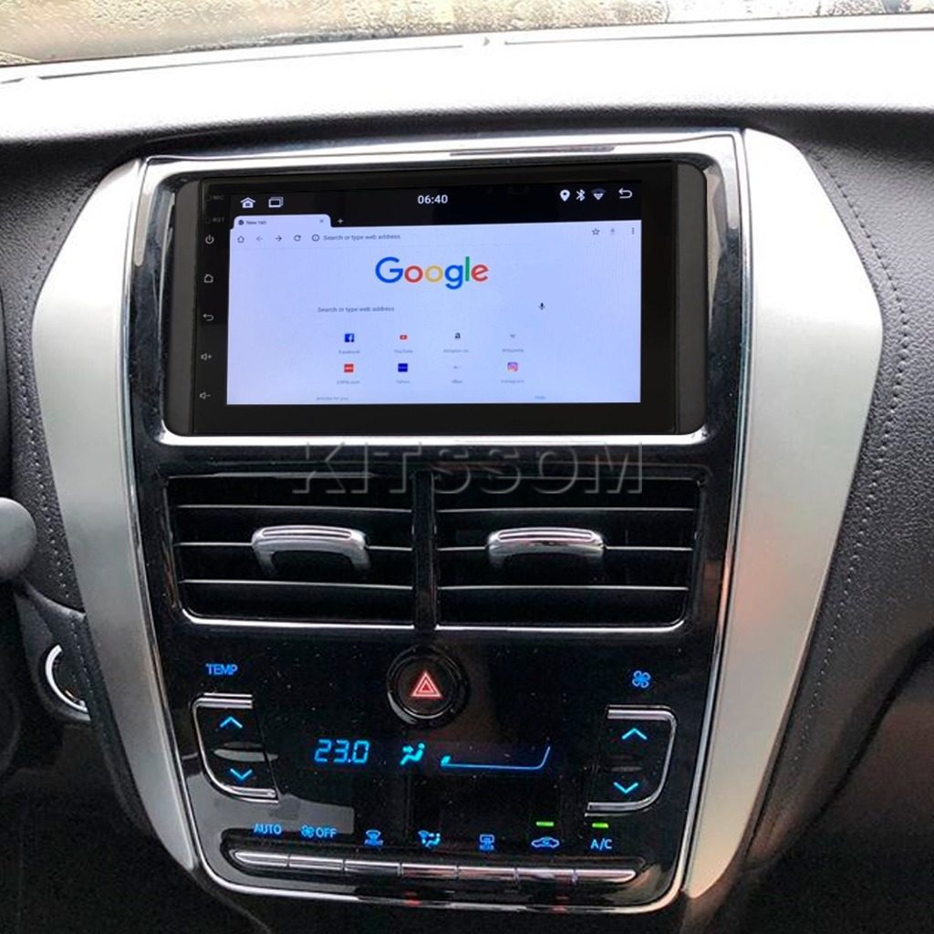 Multimídia Yaris 2018 2019 2020 2021 2022 AC DIG V2 Carplay 7" 2017-V2 CAR AUDIO-Kitssom