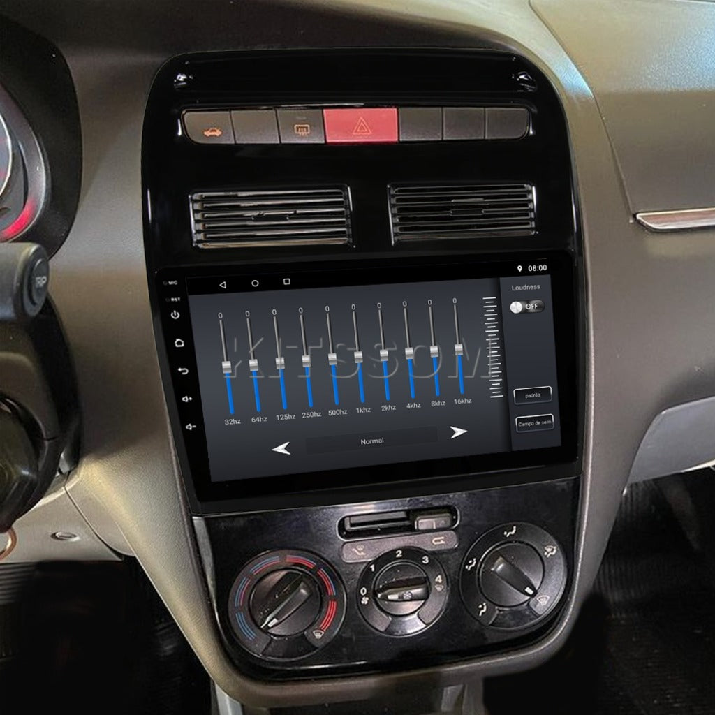 Central Multimidia Fiat Linea 2008 09 10 11 12 13 14 Carplay 9"-V2 CAR AUDIO-Kitssom