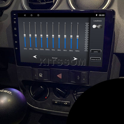 Multimídia Gol Parati G4 2005 06 07 08 09 V2 Carplay 9"-V2 CAR AUDIO-Kitssom