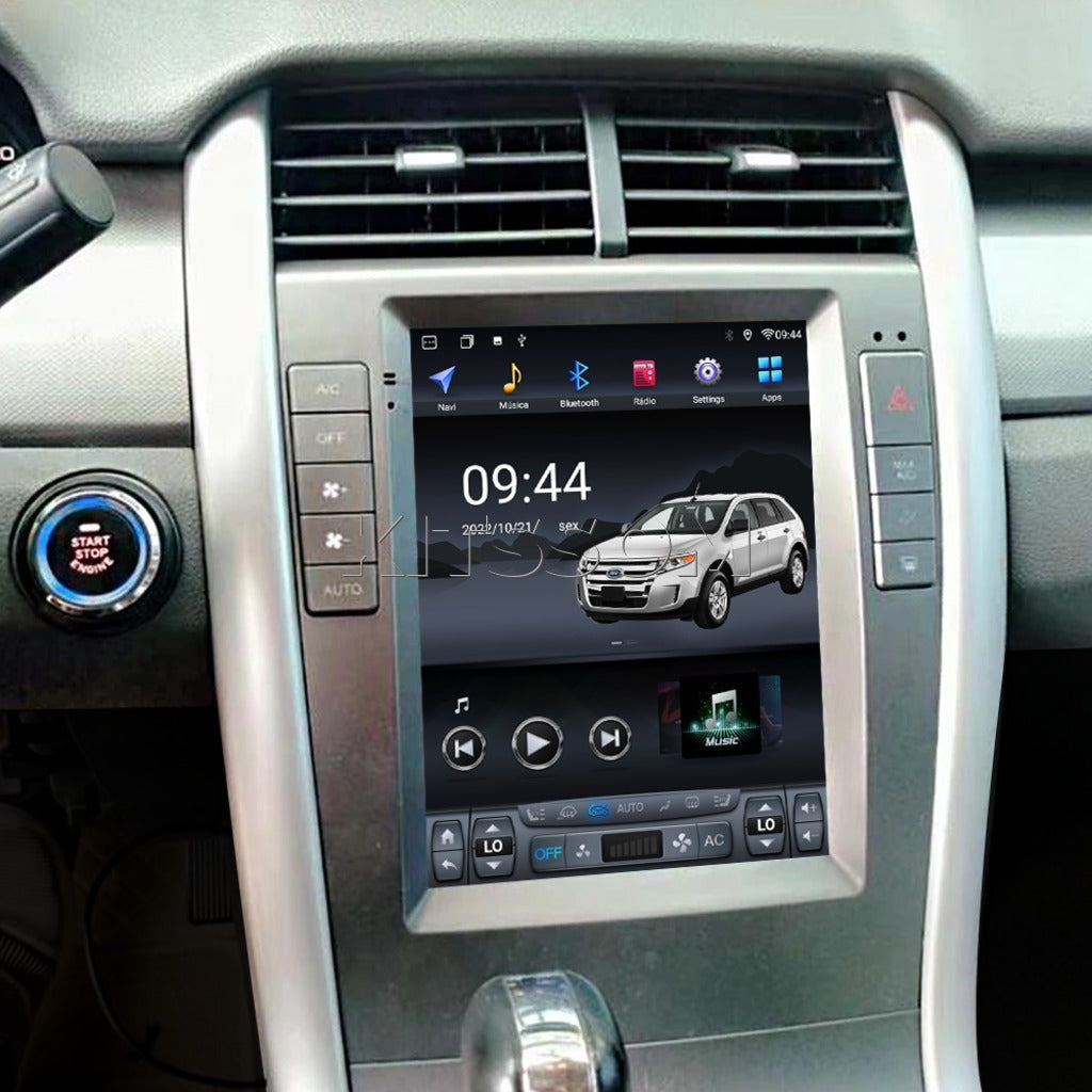 Multimídia Ford Edge 2011 2012 2013 2014 V2 Tesla 9.7"