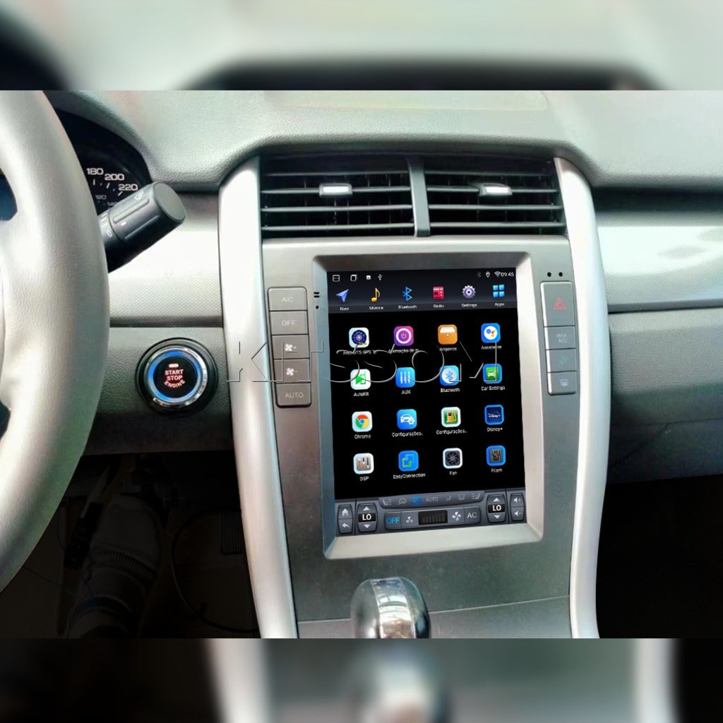 Multimídia Ford Edge 2011 2012 2013 2014 V2 Tesla 9.7"