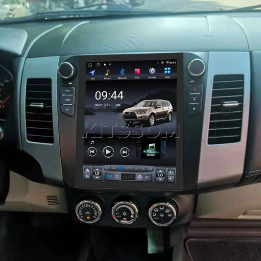 Multimídia Mitsubishi Outlander 2010 2011 2012 2013 V2 Tesla 9.7" 2008 2009