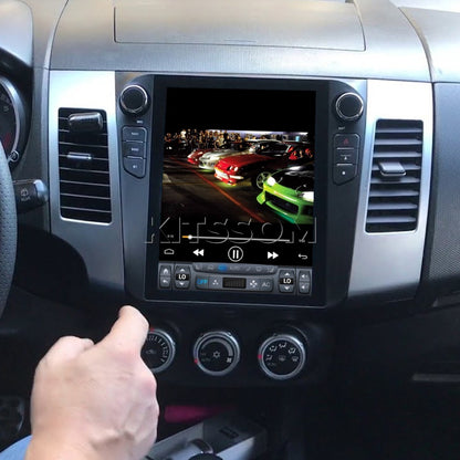 Multimídia Mitsubishi Outlander 2010 2011 2012 2013 V2 Tesla 9.7" 2008 2009