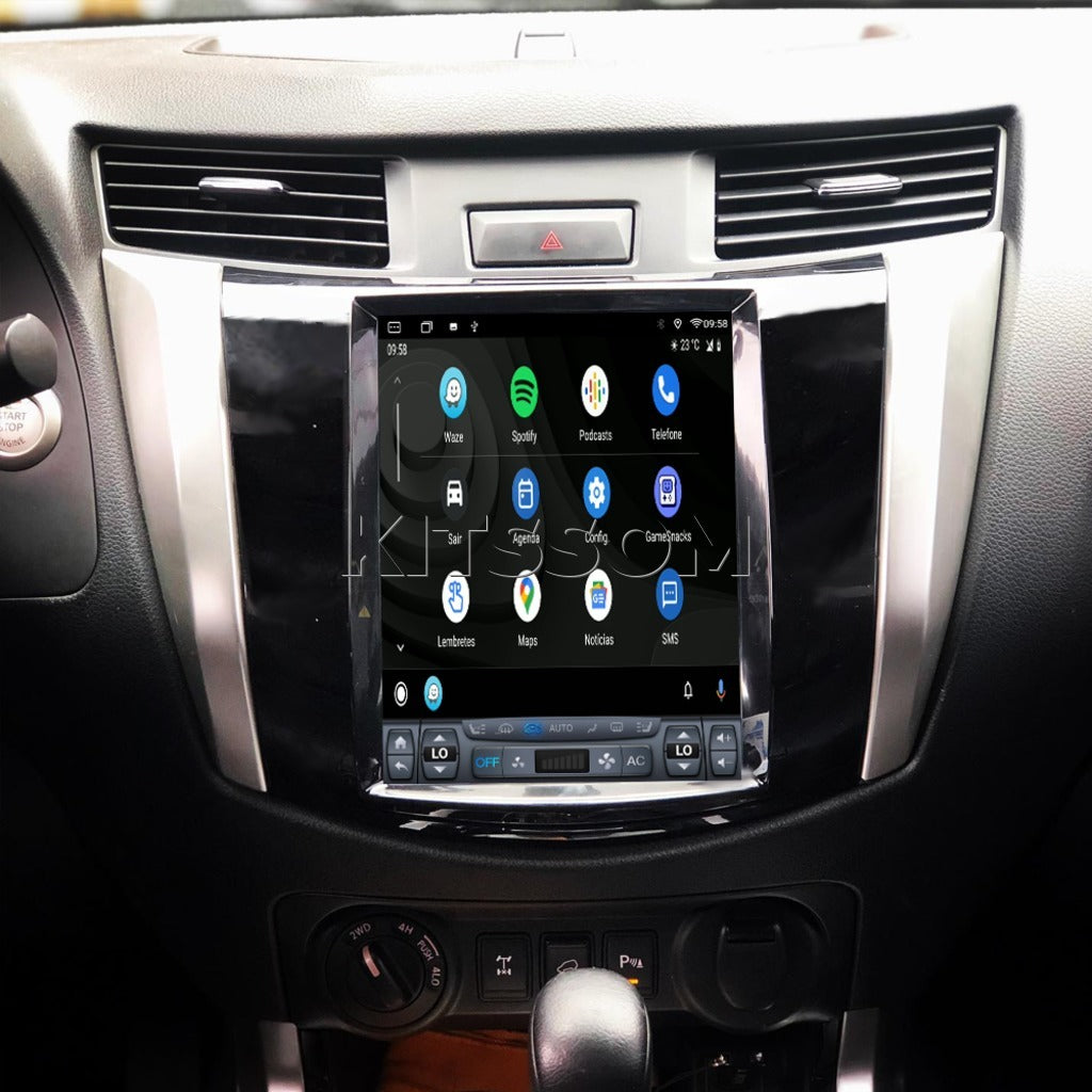 Multimídia Nissan Frontier 2020 2021 2022 2023 2024 2025 2026 V2 Tesla 9.7" 2017 2018 2019