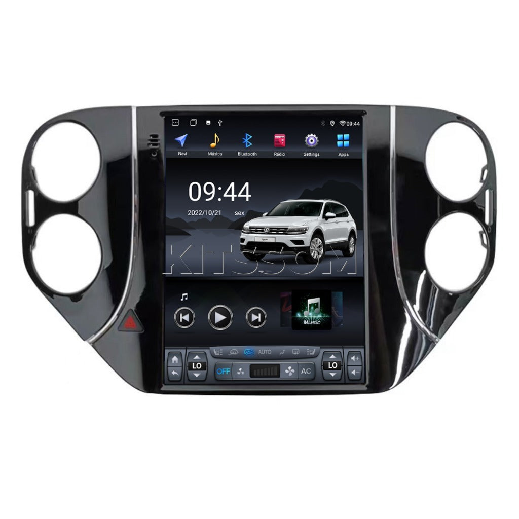 Multimídia Tiguan 2012 2013 2014 2015 2016 2017 V2 Tesla 9.7"