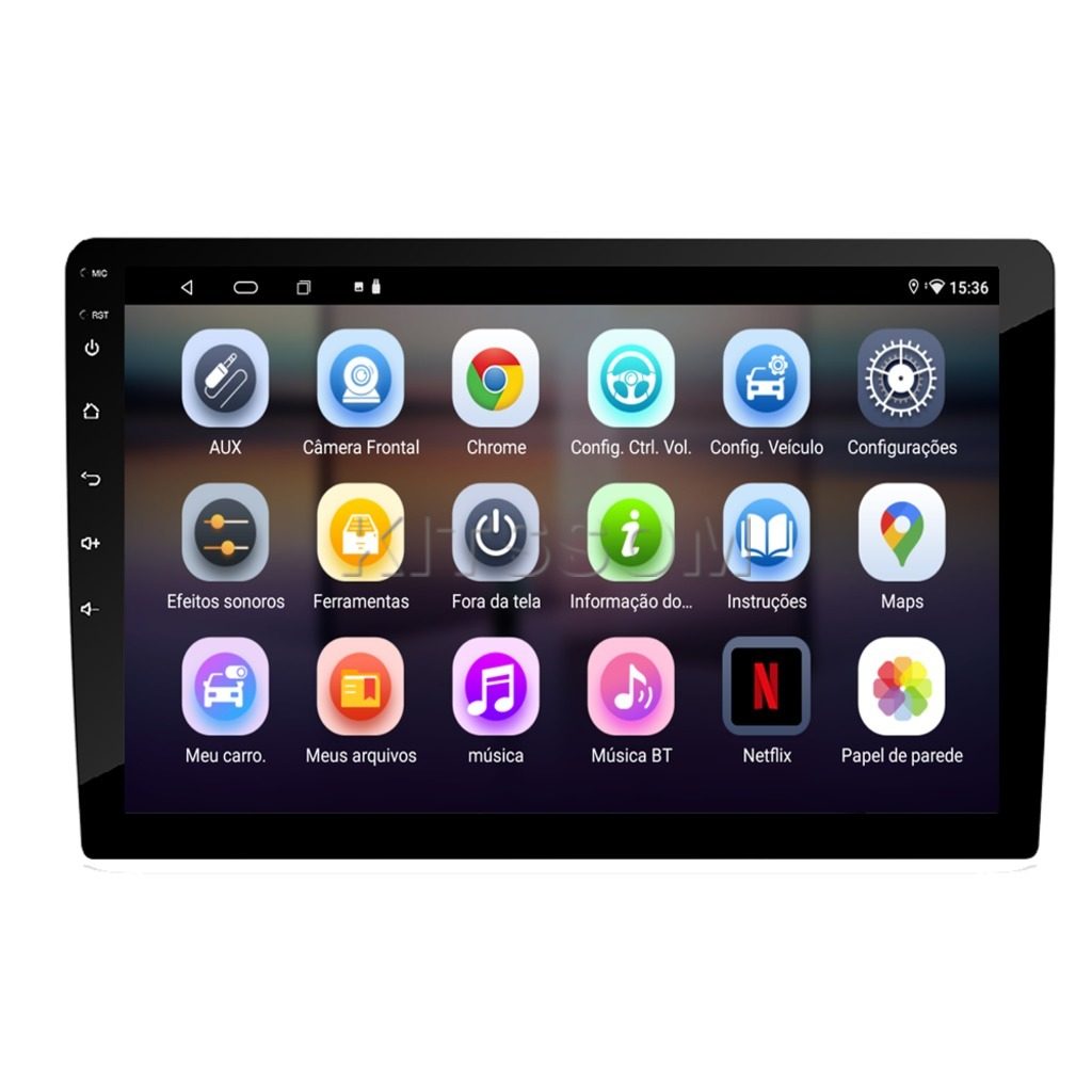Multimídia V2 Octa 4G Universal Android TV Carplay 9"-V2 CAR AUDIO-Kitssom