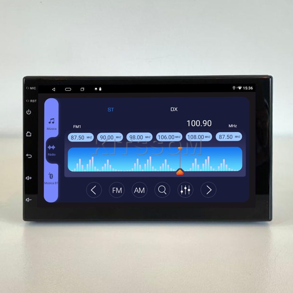 Multimídia Universal Carplay Android Auto 2 Din V2 Octa 4G 7"-V2 CAR AUDIO-Kitssom