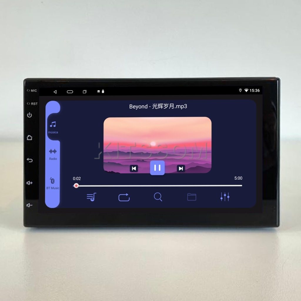 Multimídia Universal Carplay Android Auto 2 Din V2 Octa 4G 7"-V2 CAR AUDIO-Kitssom