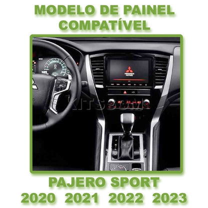 Multimídia Mitsubishi Pajero Sport 2021 2022 2023 V2 Carplay 9" 2020-V2 CAR AUDIO-Kitssom
