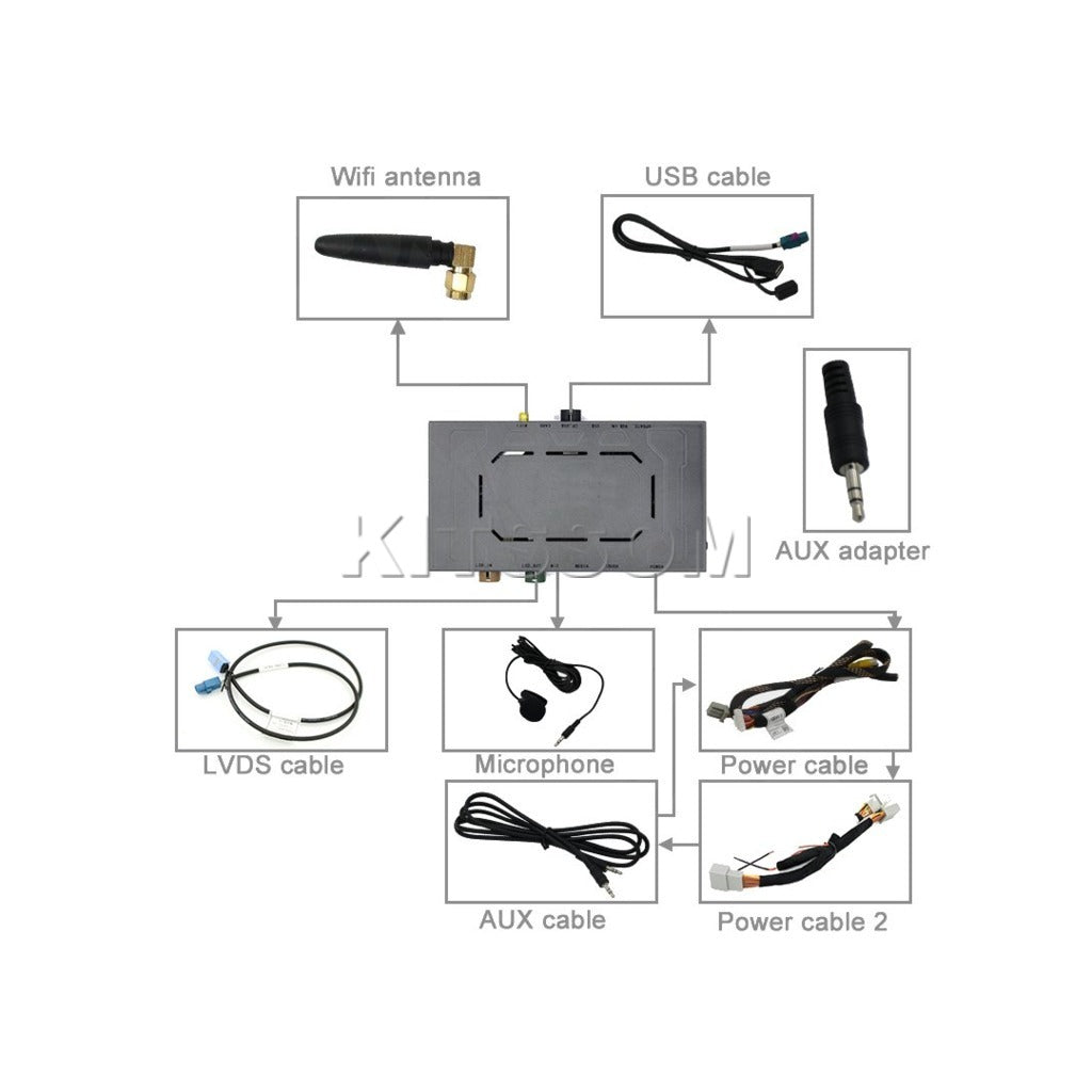 Interface Carplay V2 Land Rover Bosch Evoque Sport Discovery 2012 2013 2014-V2 CAR AUDIO-Kitssom