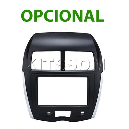 Multimídia Mitsubishi ASX 2018 2019 2020 2021 V2 Carplay 7" 2010 2011 2012 2013 2014 2015 2016 2017-V2 CAR AUDIO-Kitssom