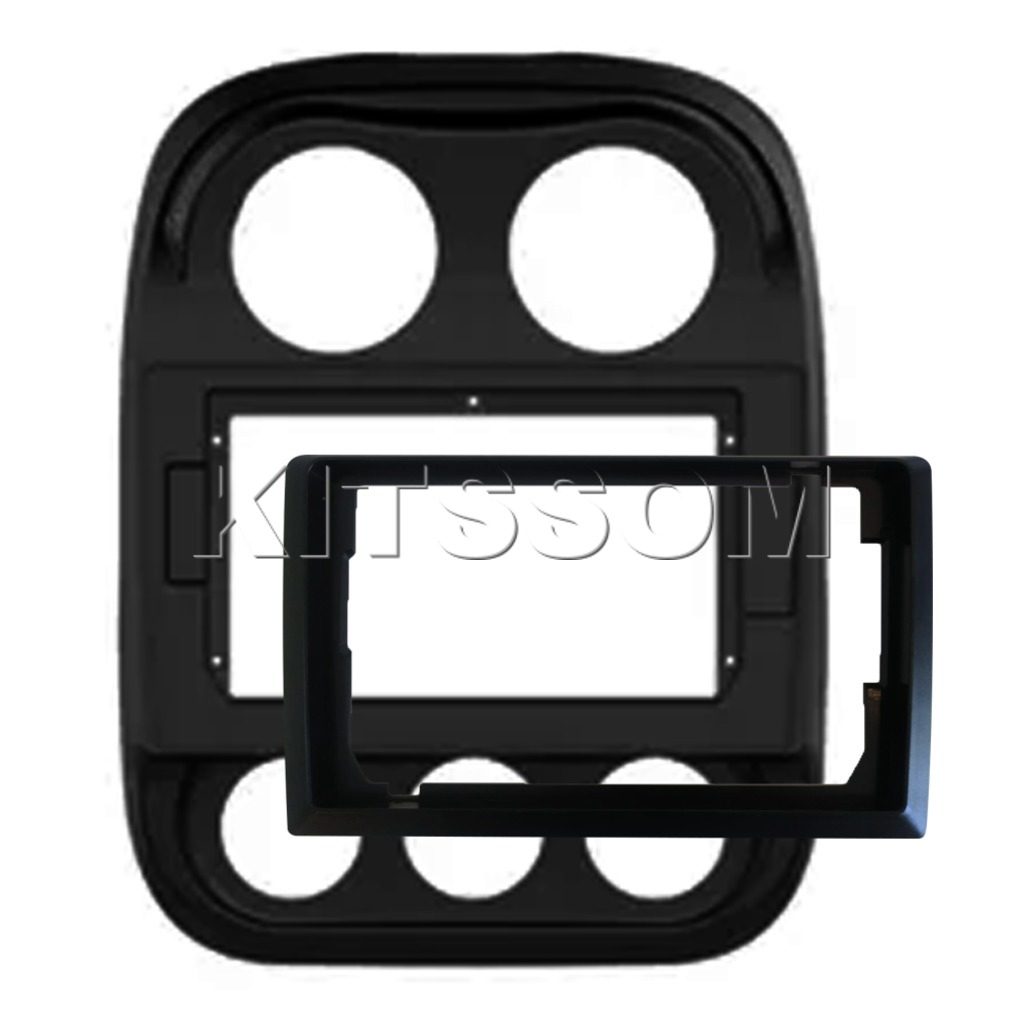 Multimídia Jeep Compass 2012 2013 2014 2015 2016 V2 Carplay 9" 2011-V2 CAR AUDIO-Kitssom