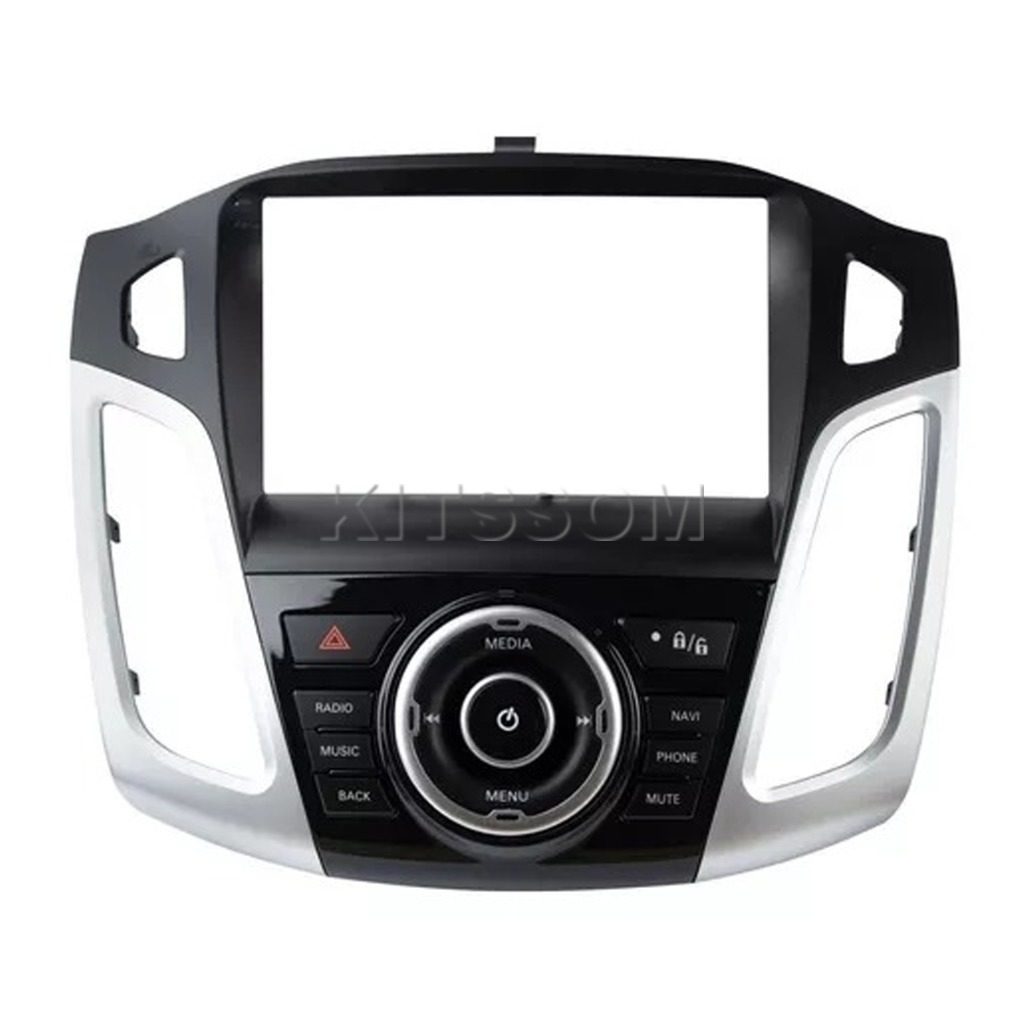 Multimídia Ford Focus 2017 2018 2019 Embutida V2 Carplay 9" 2014 2015 2016-V2 CAR AUDIO-Kitssom