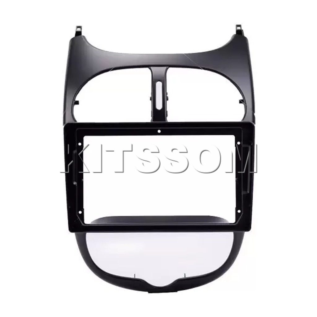 Multimídia Peugeot 206 2012 2013 2014 2015 2016 V2 Carplay 9" 2000 2001 2002 2003 2004 2005 2006 2007 2008 2009 2010 2011-V2 CAR AUDIO-Kitssom
