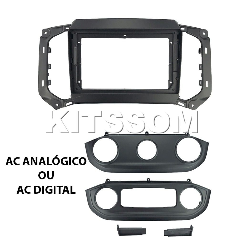 Multimídia Chevrolet S10 2019 2020 2021 2022 2023 V2 Carplay 9" 2017 2018-V2 CAR AUDIO-Kitssom