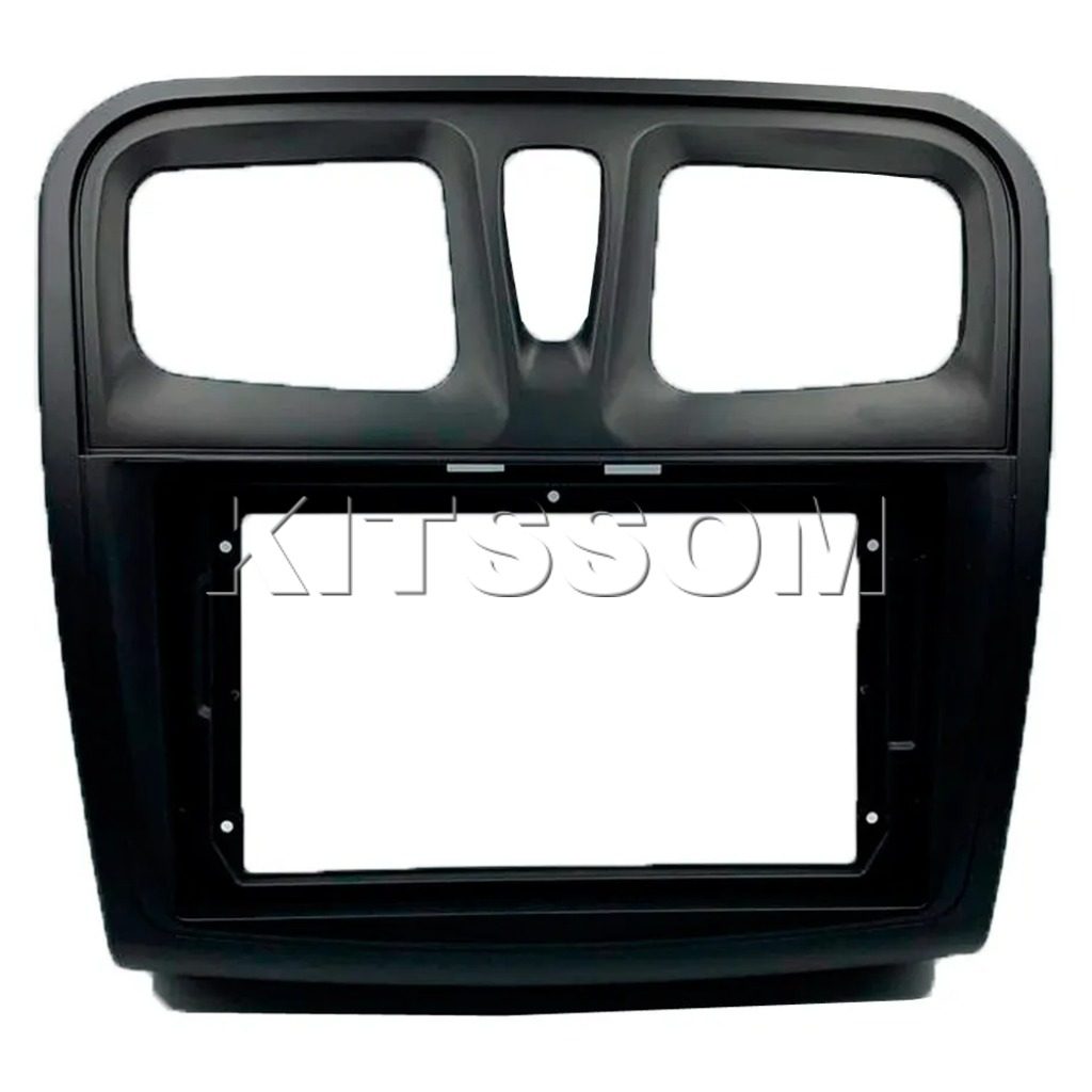 Multimídia Sandero Logan 2019 2020 2021 2022 2023 V2 Carplay 9" 2014 2015 2016 2017 2018-V2 CAR AUDIO-Kitssom