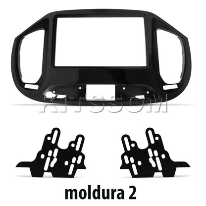 Multimidia Uno 2015 2016 2017 2018 2019 2020 2021 V2 Carplay 7"-V2 CAR AUDIO-Kitssom
