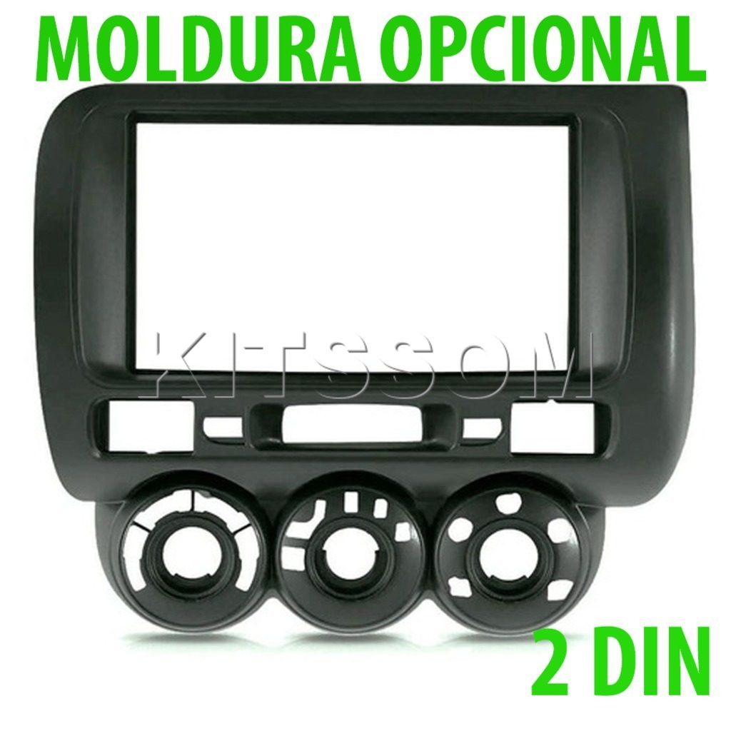 Multimídia Fit 2003 2004 2005 2006 2007 2008 V2 Carplay 7"-V2 CAR AUDIO-Kitssom