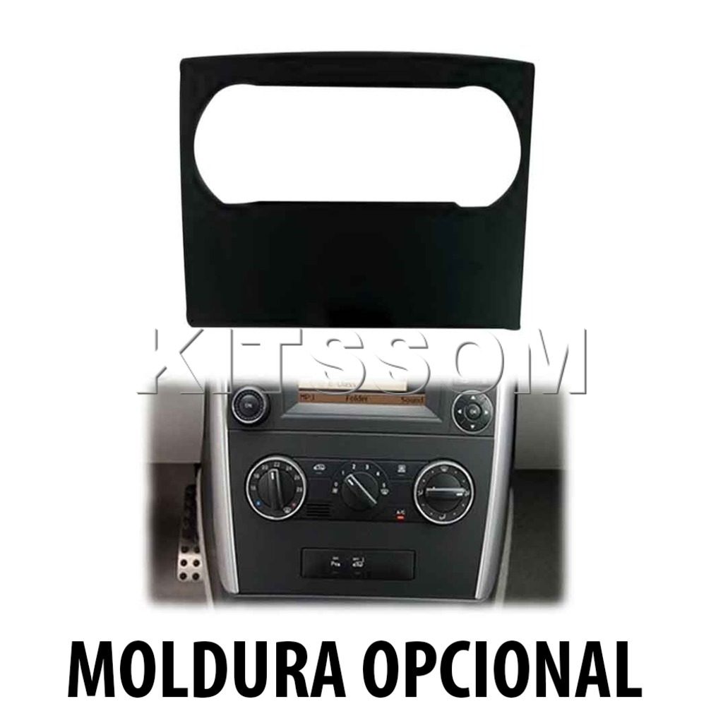 Multimídia Mercedes Benz B180 B200 2011 2012 2013 V2 Carplay 9" 2006 2007 2008 2009 2010-V2 CAR AUDIO-Kitssom
