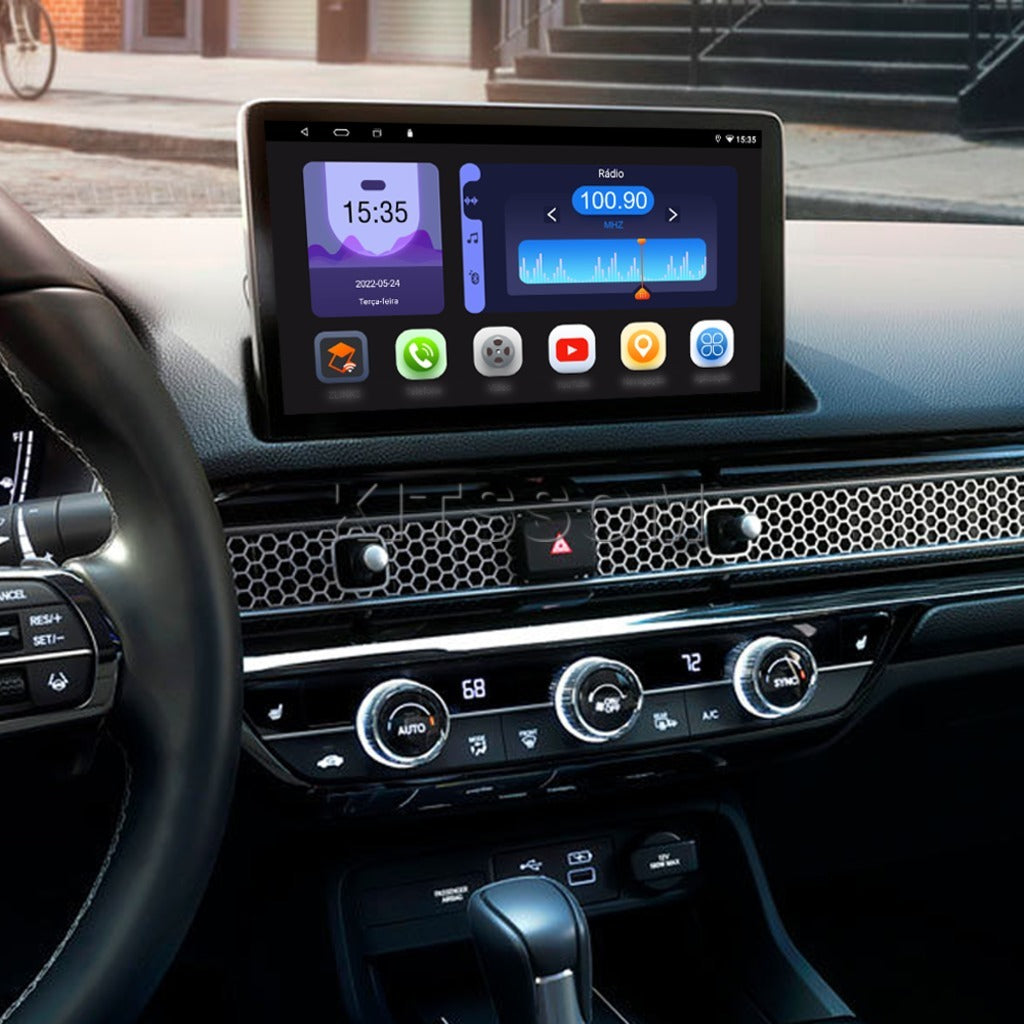 Multimidia Civic 2022 2023 2024 2025 2026 V2 Octa 4G 9"