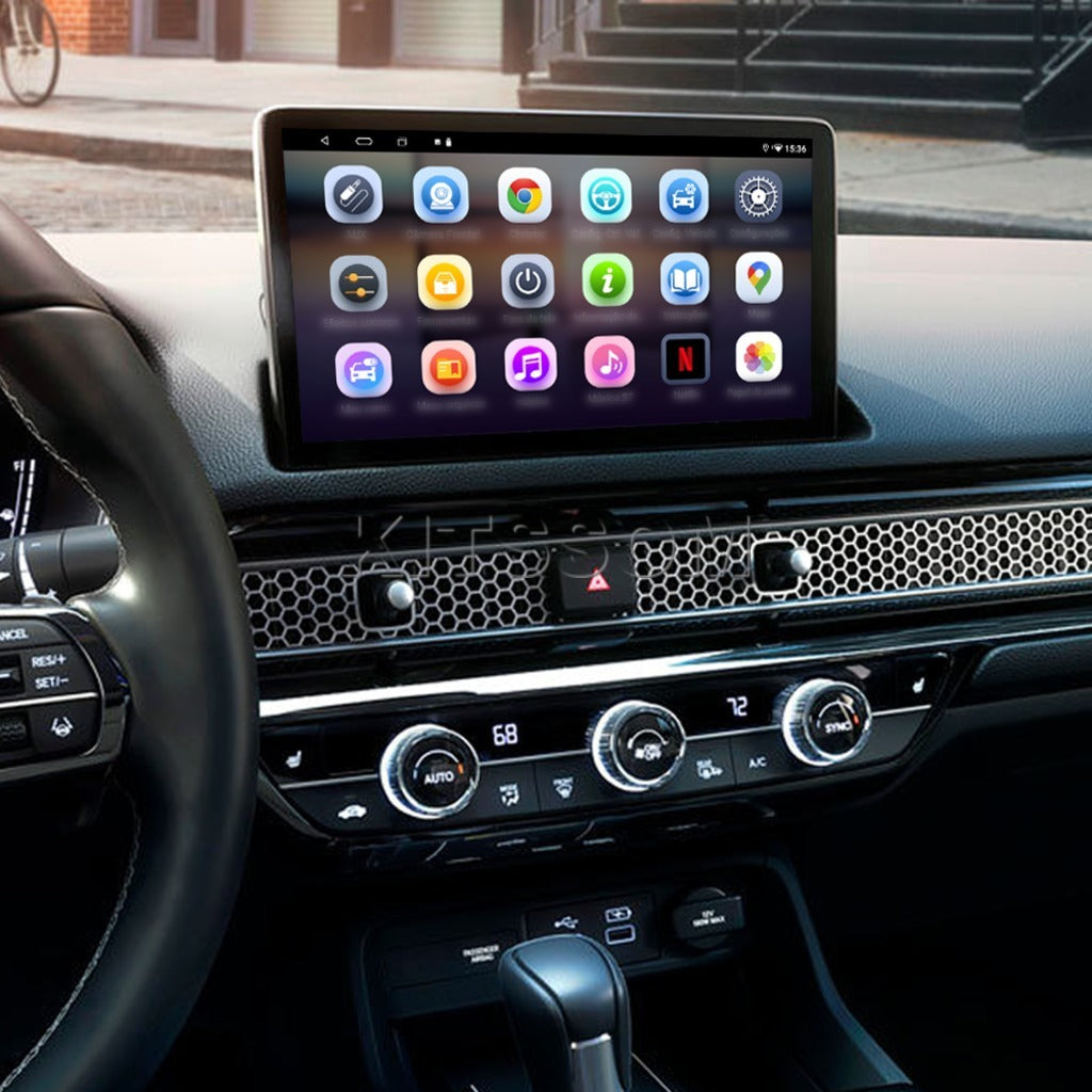 Multimidia Civic 2022 2023 2024 2025 2026 V2 Octa 4G 9"