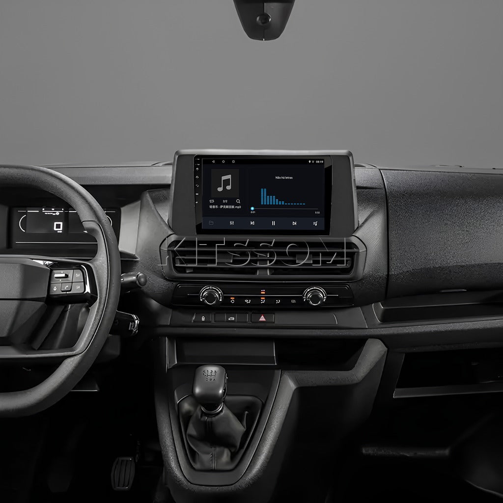 Multimídia Fiat Scudo 2024 2025 2026 V2 Carplay 9"-V2 CAR AUDIO-Kitssom