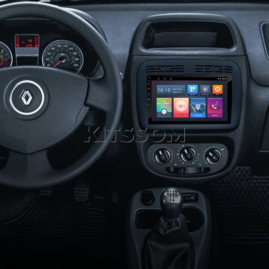 Multimídia Renault Clio G3 2013 2014 2015 2016 V2 Carplay 7"-V2 CAR AUDIO-Kitssom