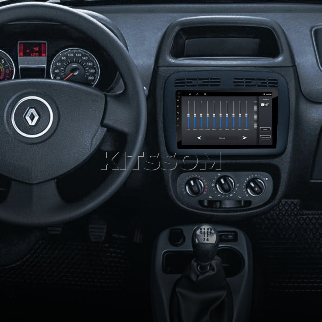 Multimídia Renault Clio G3 2013 2014 2015 2016 V2 Carplay 7"-V2 CAR AUDIO-Kitssom