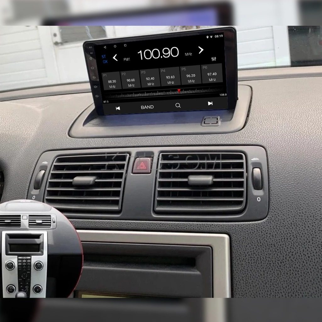 Multimídia Volvo C30 S40 V40 C70 2009 2010 2011 2012 V2 Carplay 9" 2006 2007 2008-V2 CAR AUDIO-Kitssom